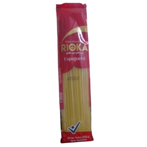 PASTA SPAGUETTI RIOKA PAQUETE 250 g